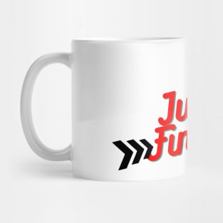 The Just Finish Neon Light Mug